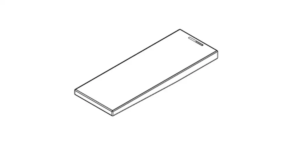 DORNBRACHT Griff für Brause Wand ERSATZTEILE 092073048 45 x 8 x 125 mm Champagne (22kt Gold), 092073048-47 Galeriebild 1
